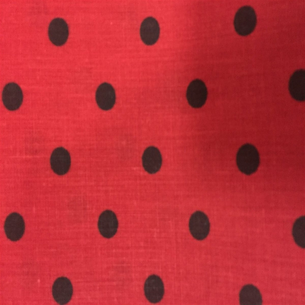 Small Polka Dot Print Poly Cotton Fabric