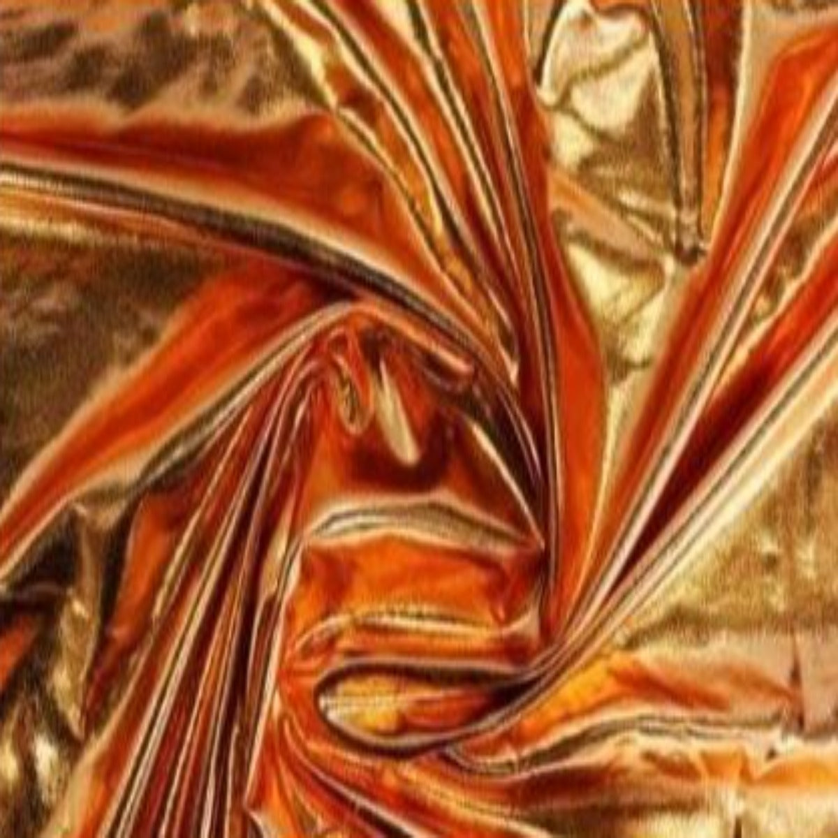 Metallic Foil Spandex Apparel Fabric