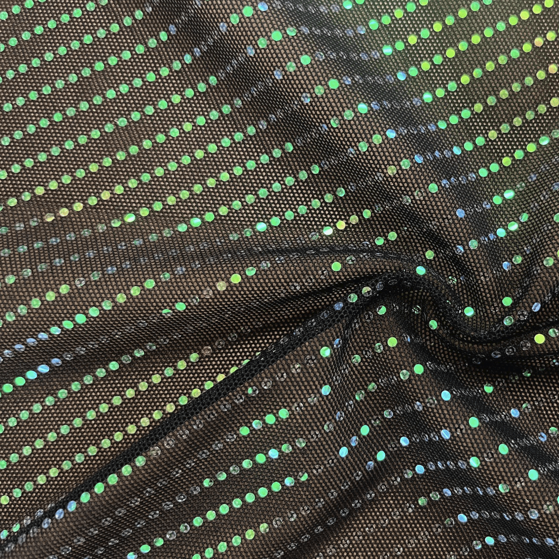 Waterfall On Super Mesh Fabric | CDW