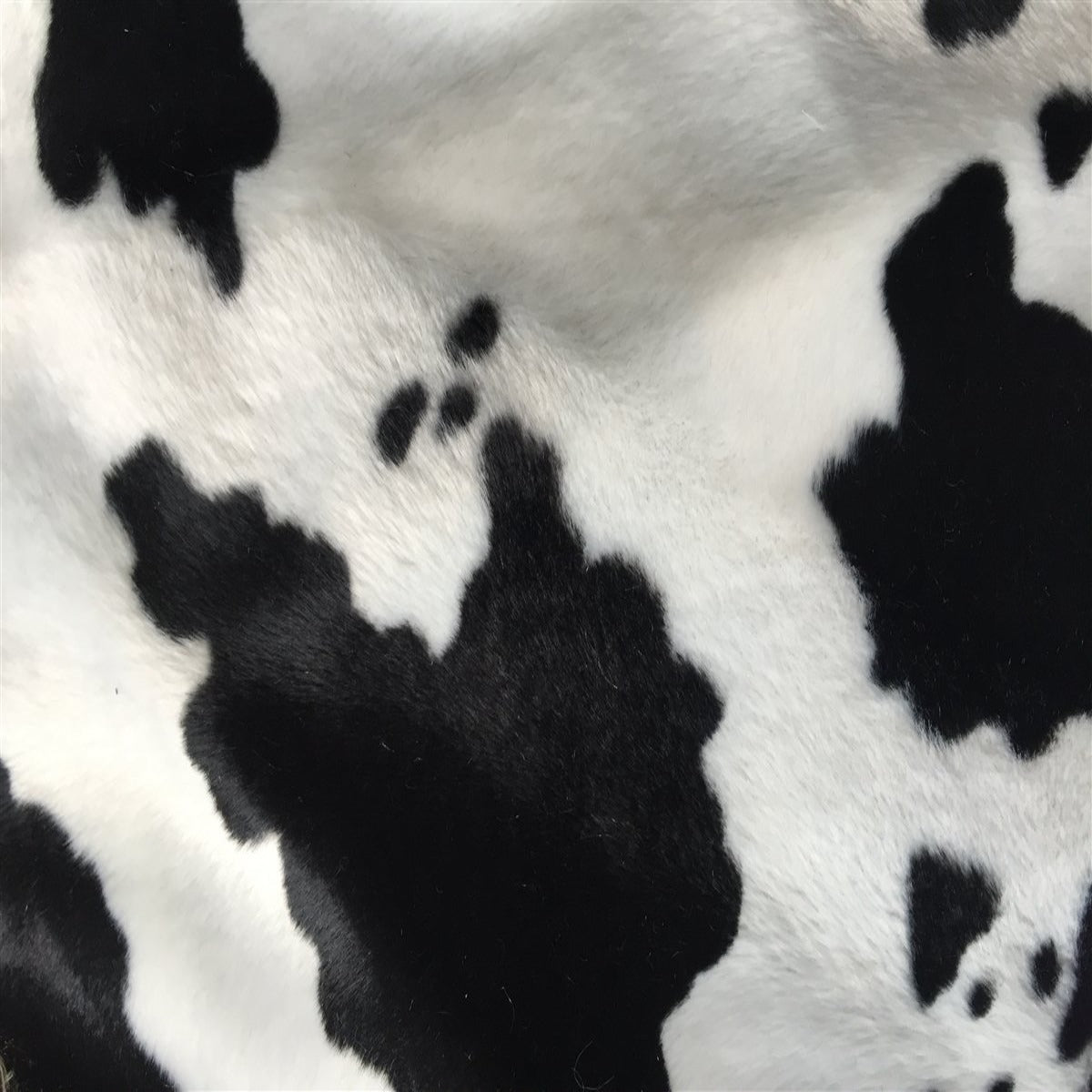 Cow Print Velboa Faux Fur