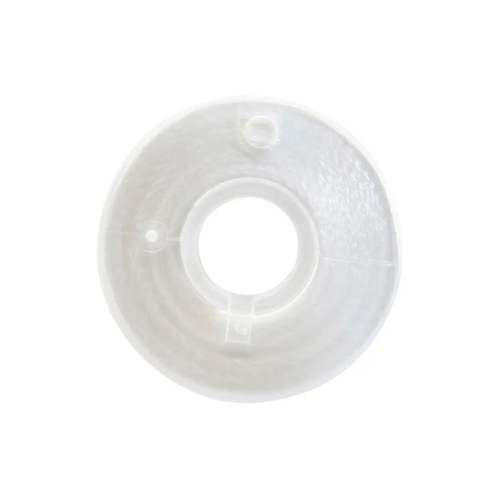 13317 White Prewound Clear-Glide Bobbin Tube - Class 15/A