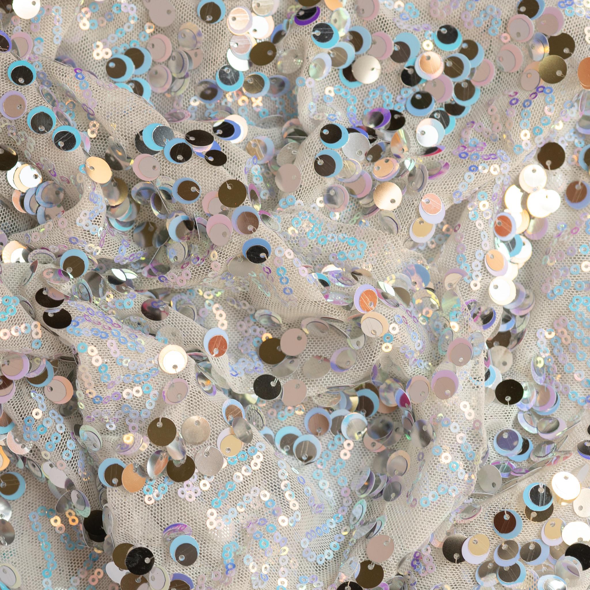 Fame Stretch Mesh Sequin Fabric | CDW