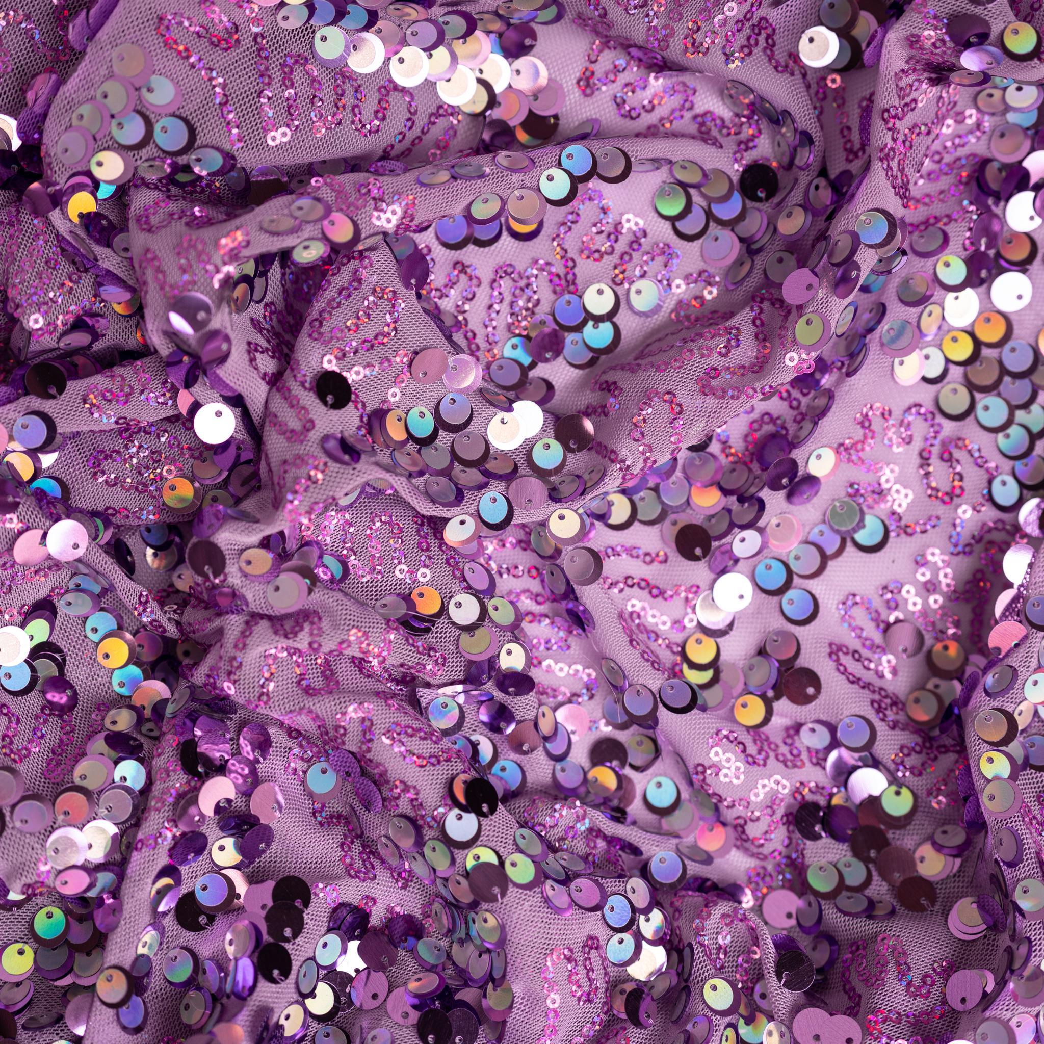 Fame Stretch Mesh Sequin Fabric | CDW