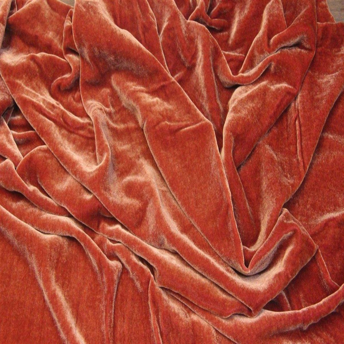 Silk Rayon Velvet Fabric