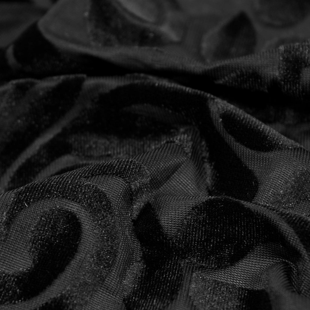 Ice Burnout Stretch Velvet Fabric | CDW
