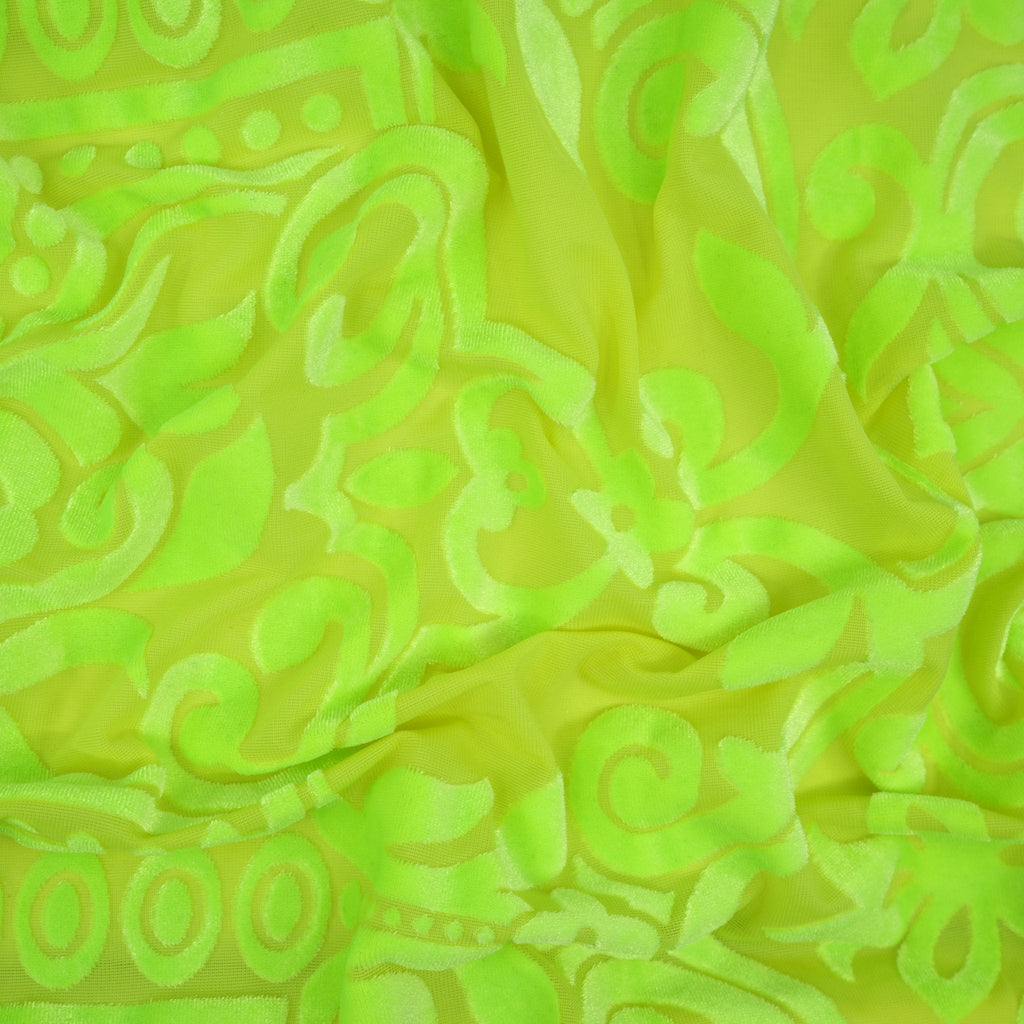 Ice Burnout Stretch Velvet Fabric | CDW