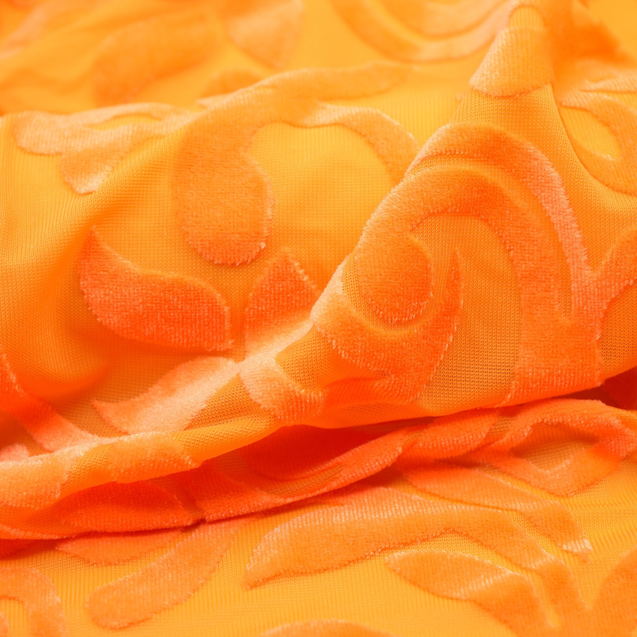 Ice Burnout Stretch Velvet Fabric | CDW