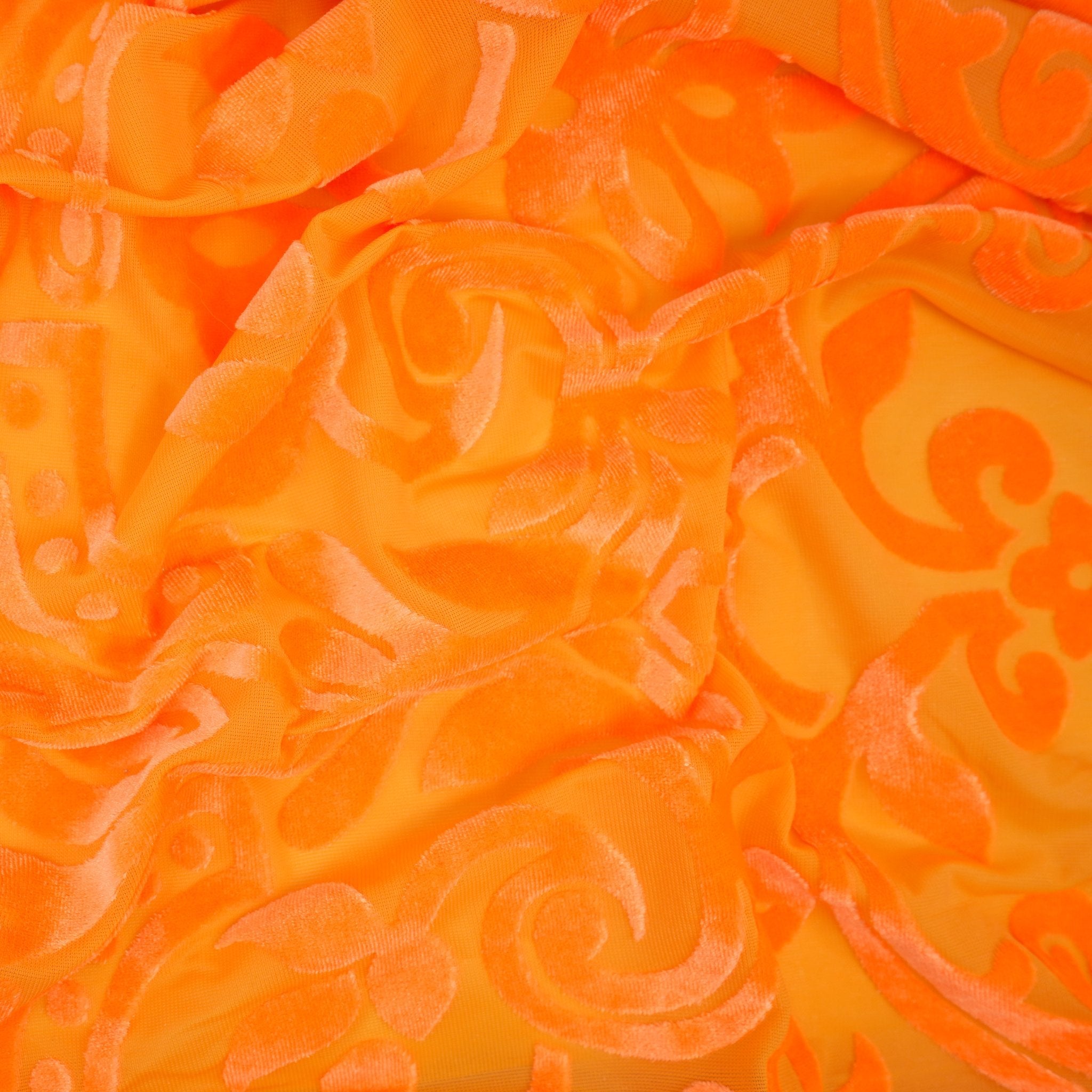 Ice Burnout Stretch Velvet Fabric | CDW