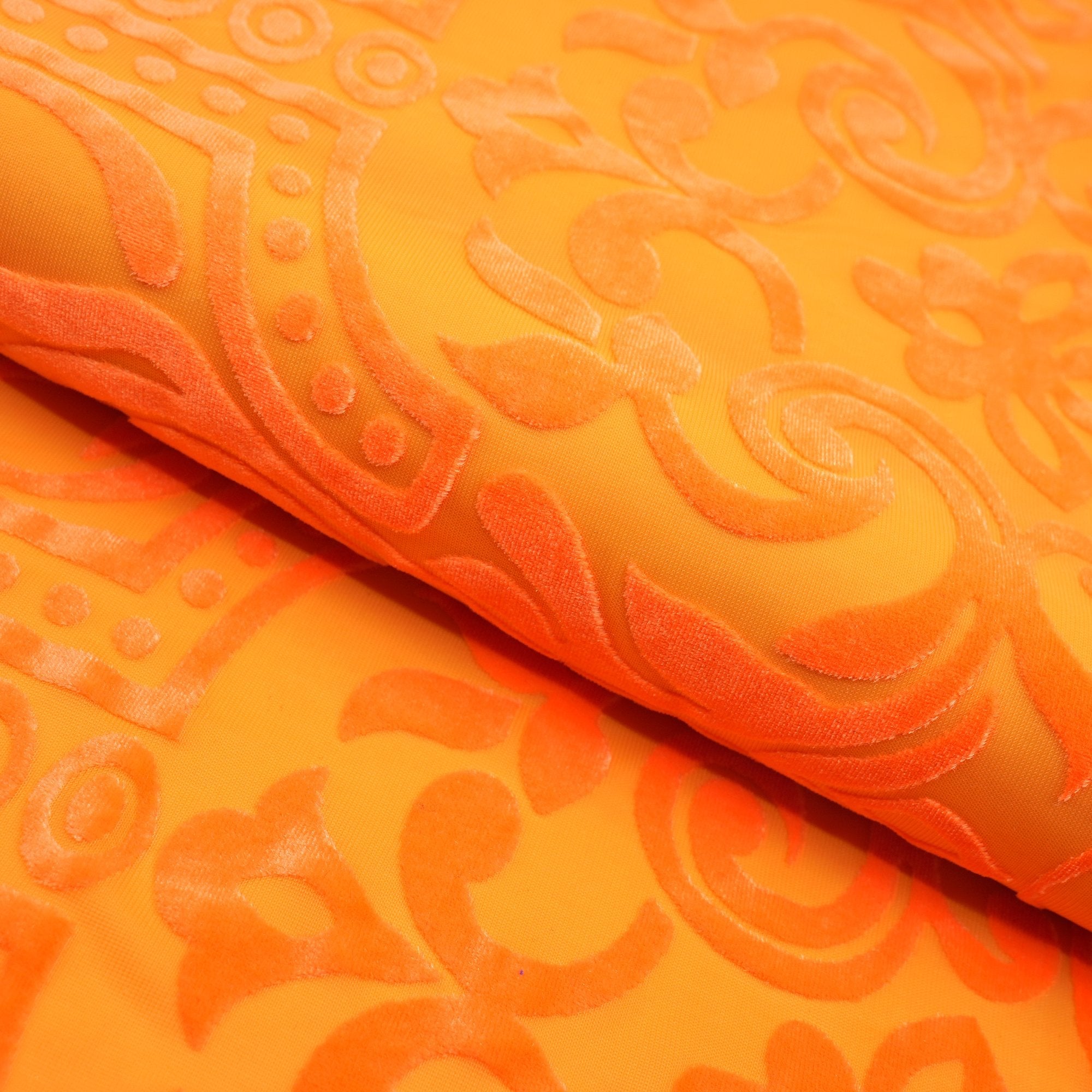 Ice Burnout Stretch Velvet Fabric | CDW