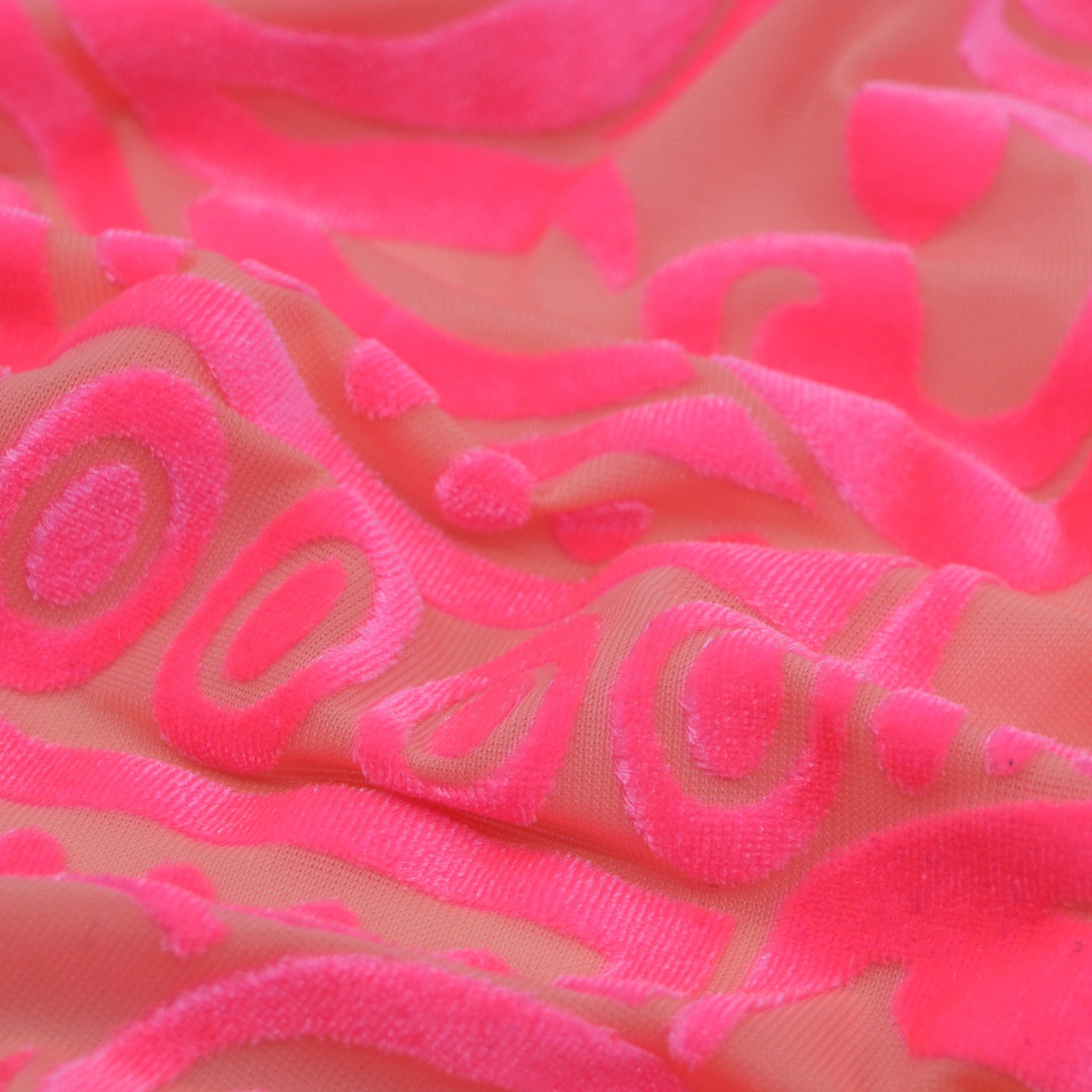 Ice Burnout Stretch Velvet Fabric | CDW