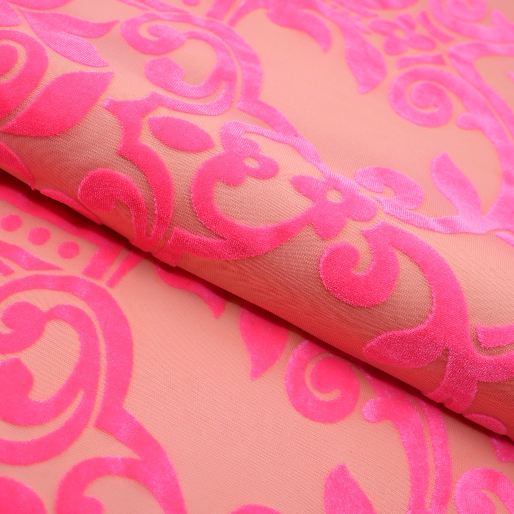 Ice Burnout Stretch Velvet Fabric | CDW