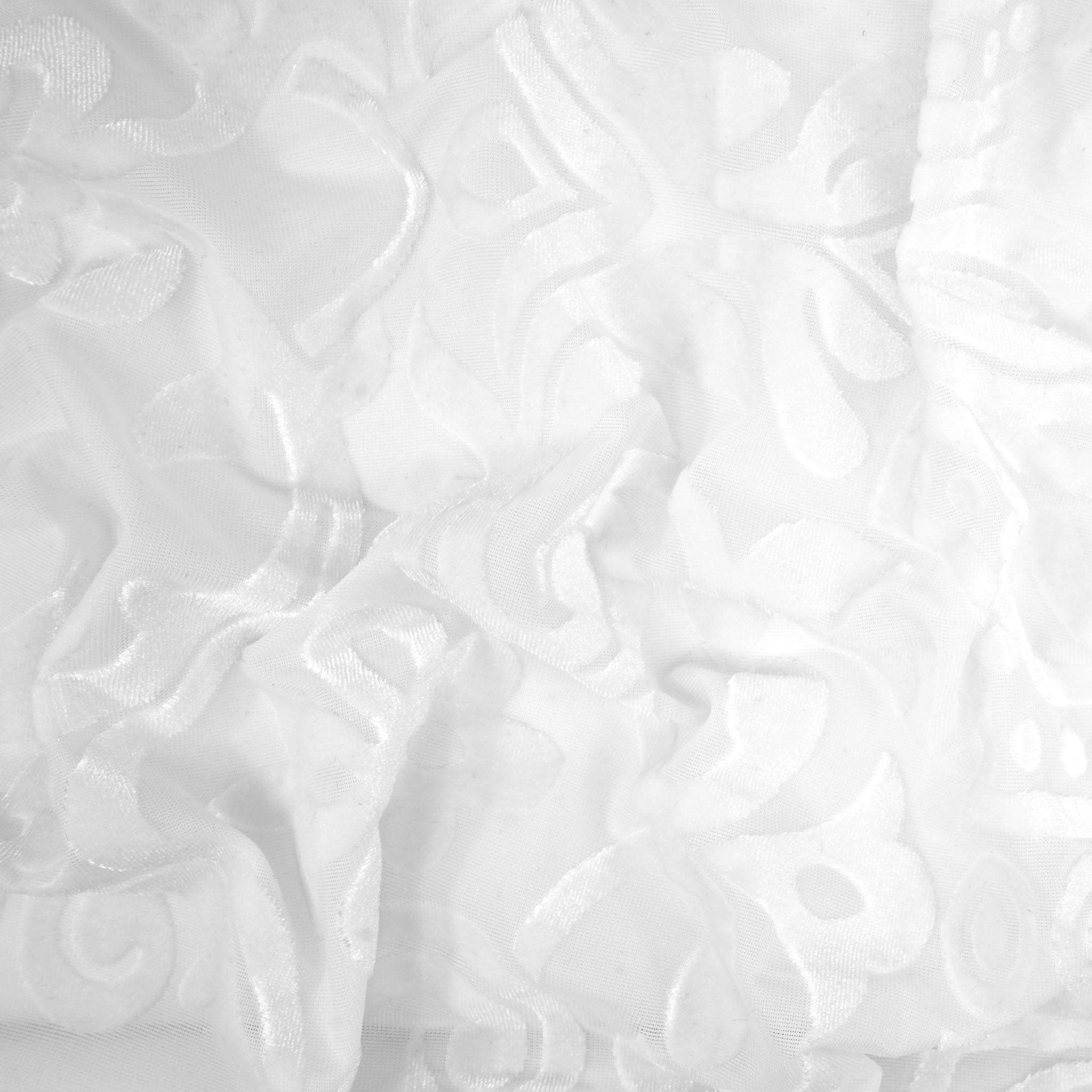 Ice Burnout Stretch Velvet Fabric | CDW