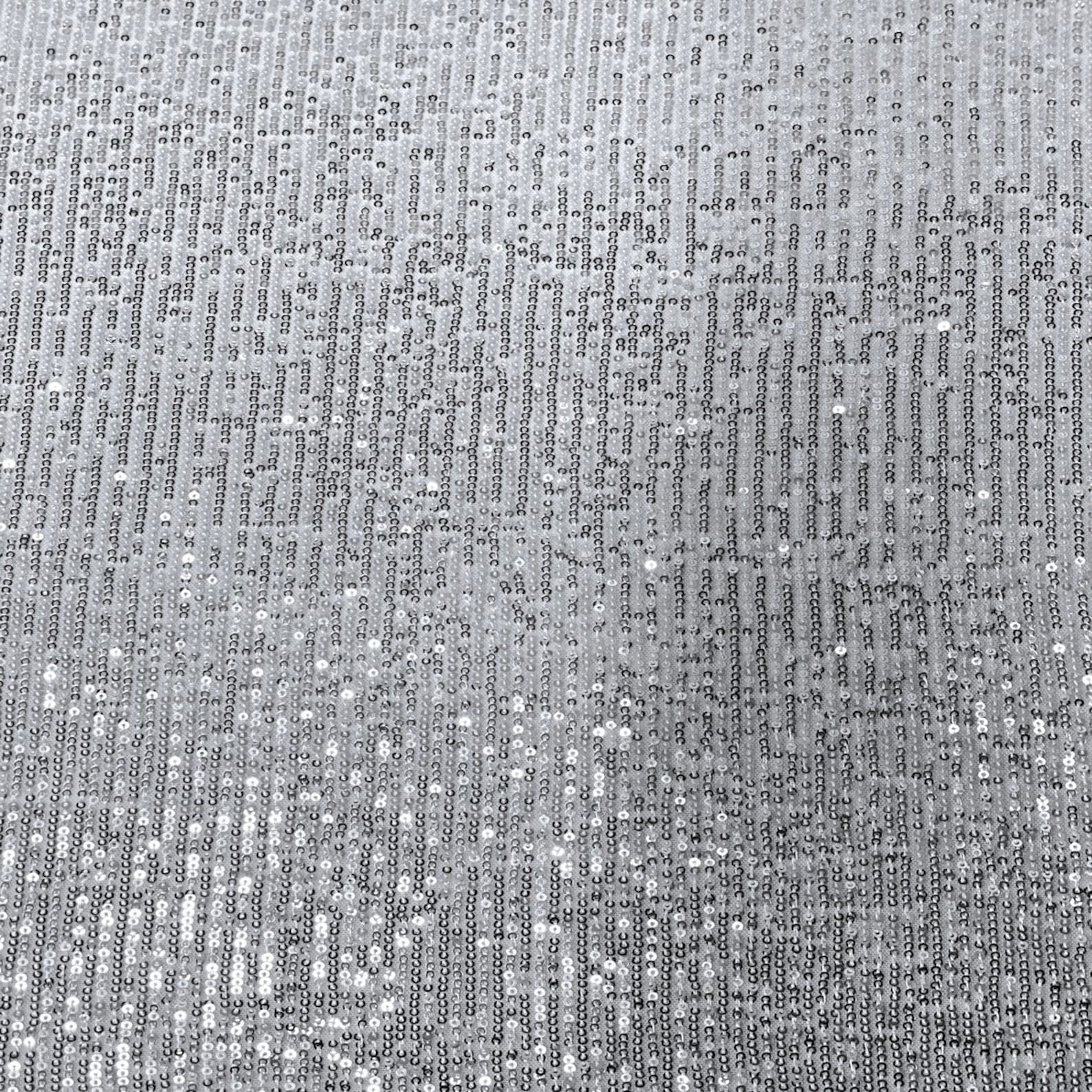 Mille Stripe Stretch Sequins Fabric