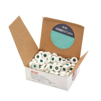 White Magna-Glide Classic #60 Bobbins (Case of 100)