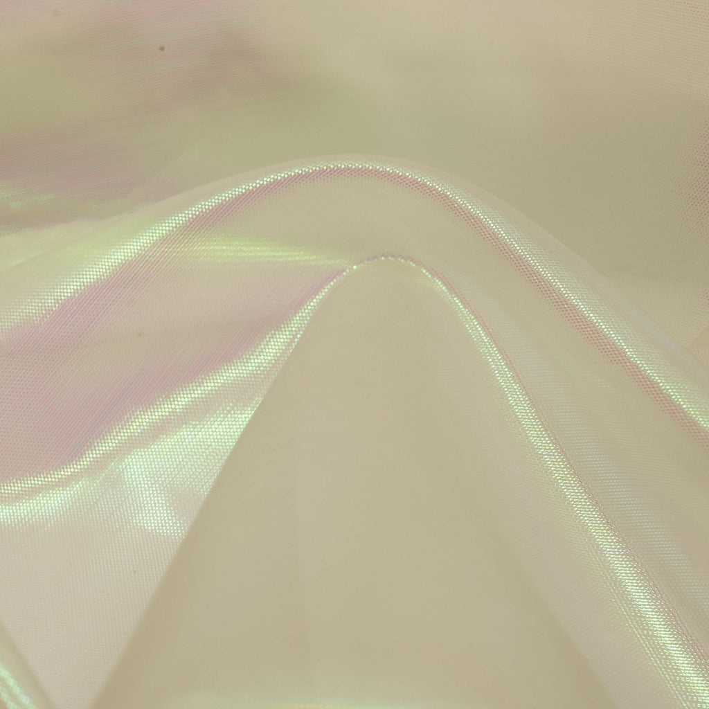 Pastel Iridescent Organza Fabric | Blue Moon Fabrics