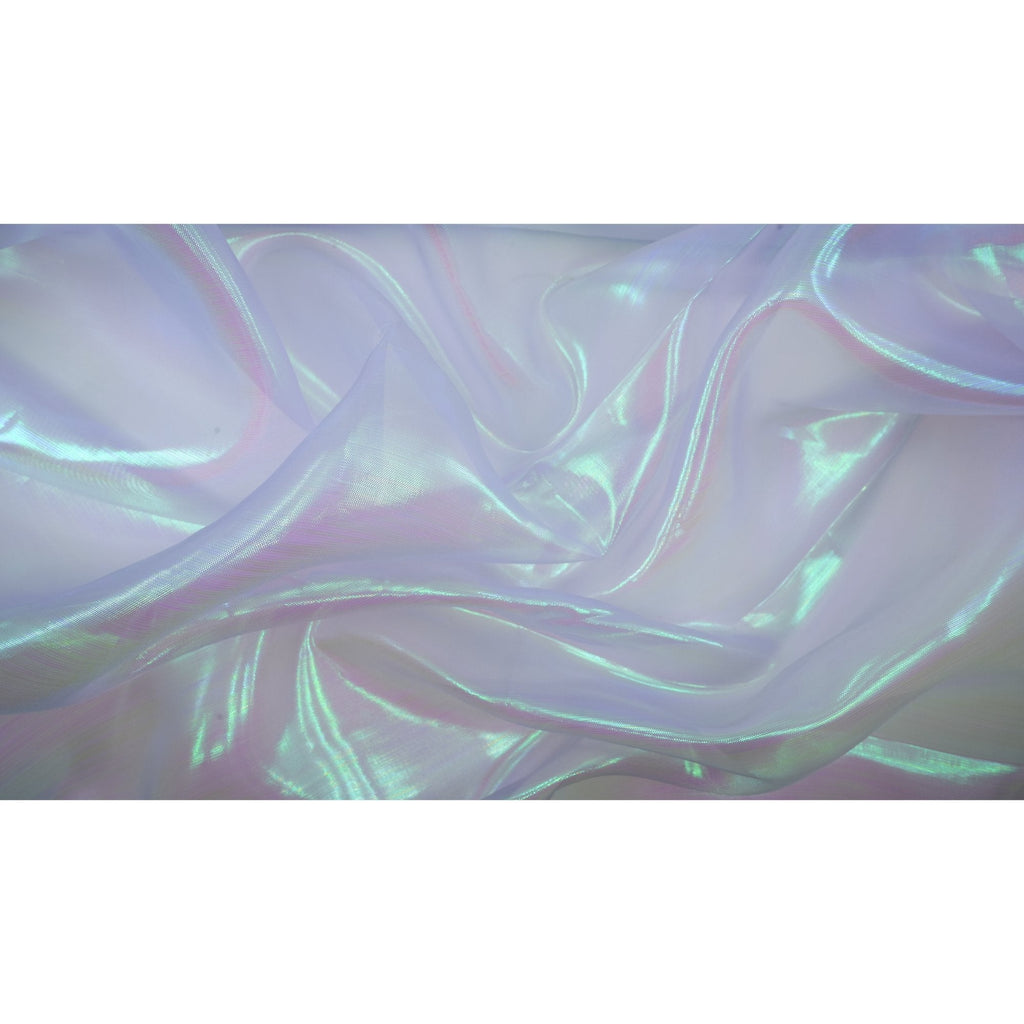 Pastel Iridescent Organza Fabric | Blue Moon Fabrics