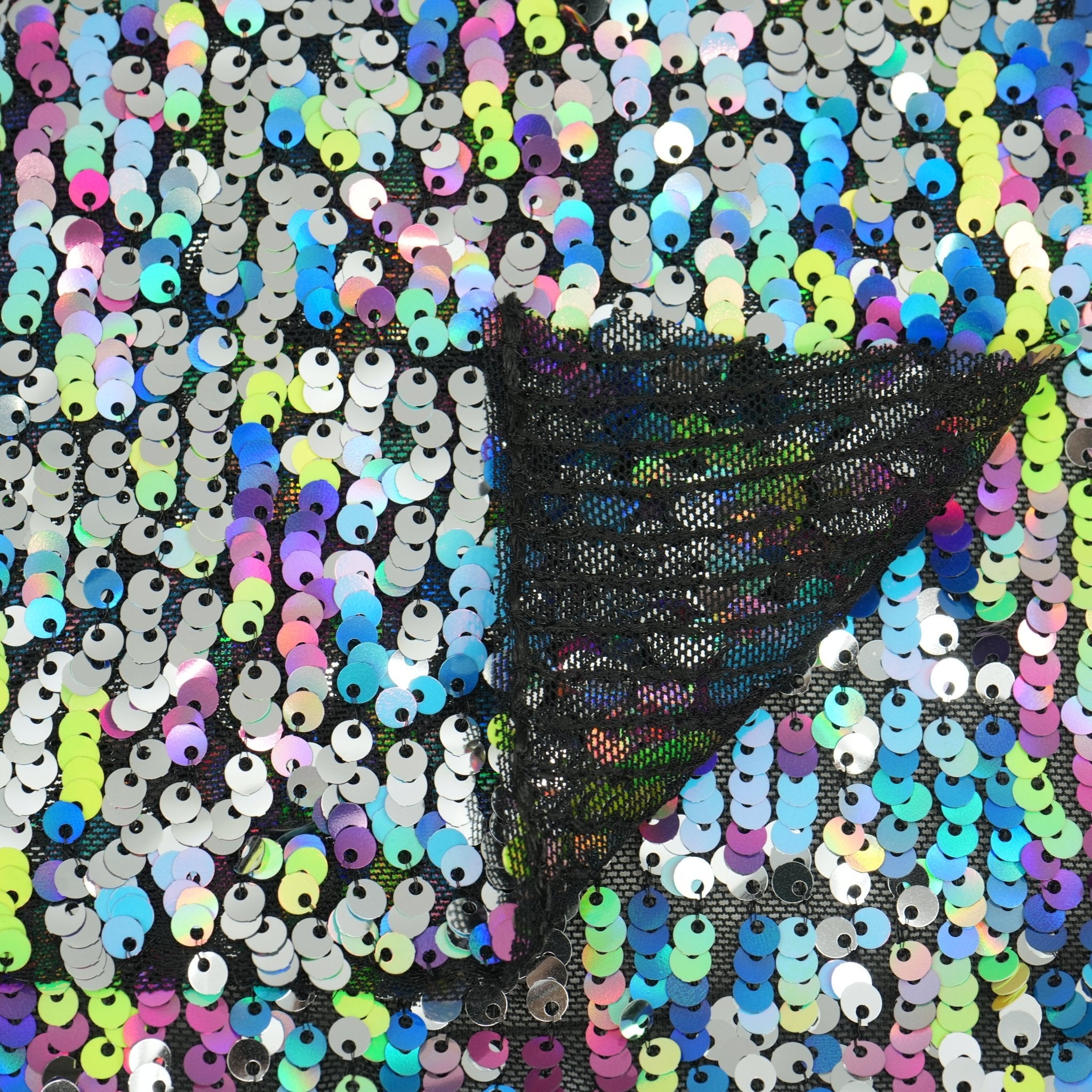 Space Jam Stretch Mesh Sequin Fabric | CDW