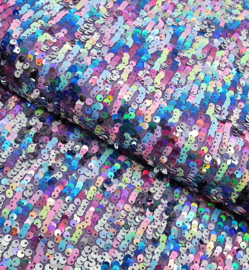 Space Jam Stretch Mesh Sequin Fabric | CDW