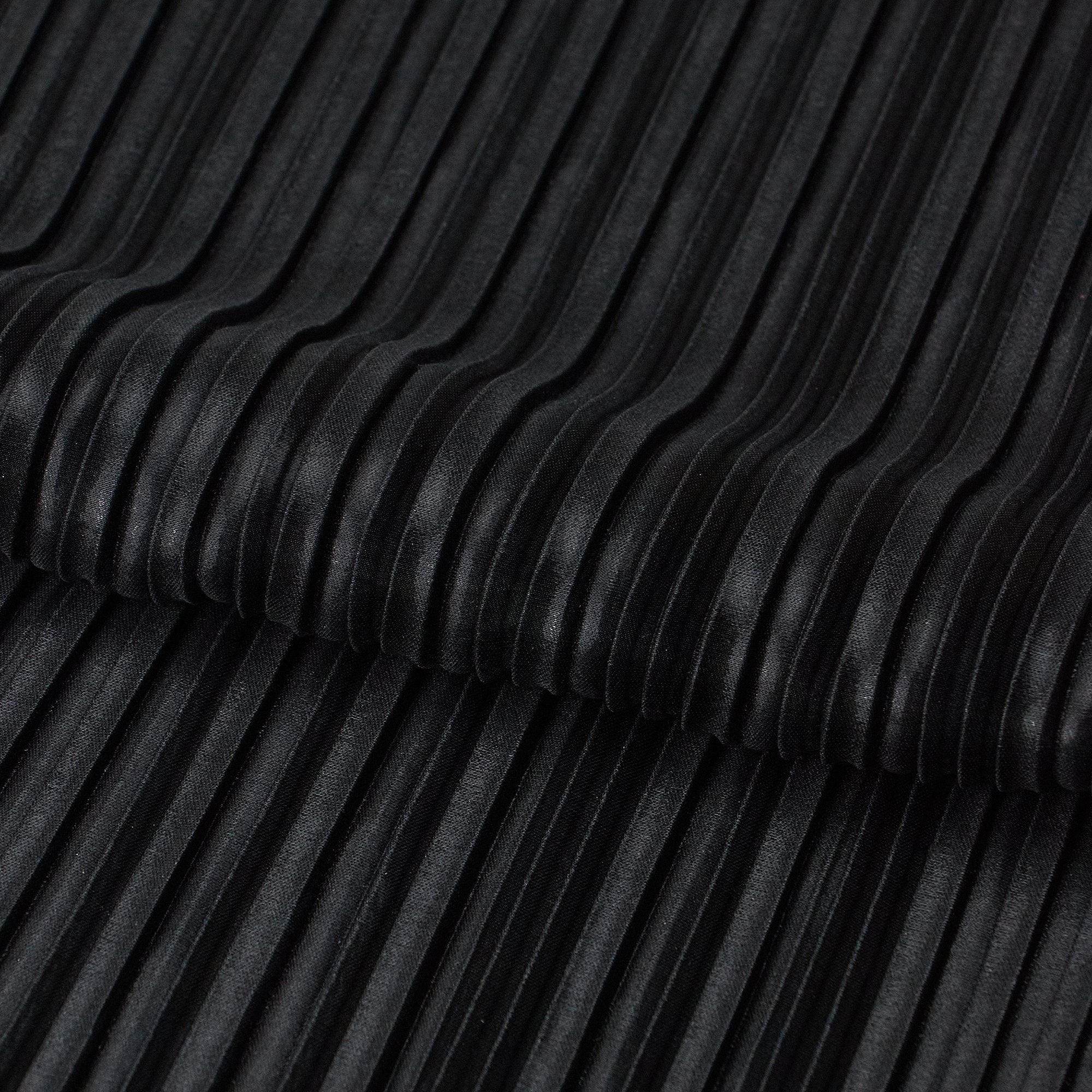 Titanium Pleated Polyester Fabric | Blue Moon Fabrics